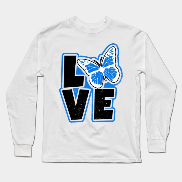 Monarch Butterfly Shirt | Love Gift Long Sleeve T-Shirt by Gawkclothing